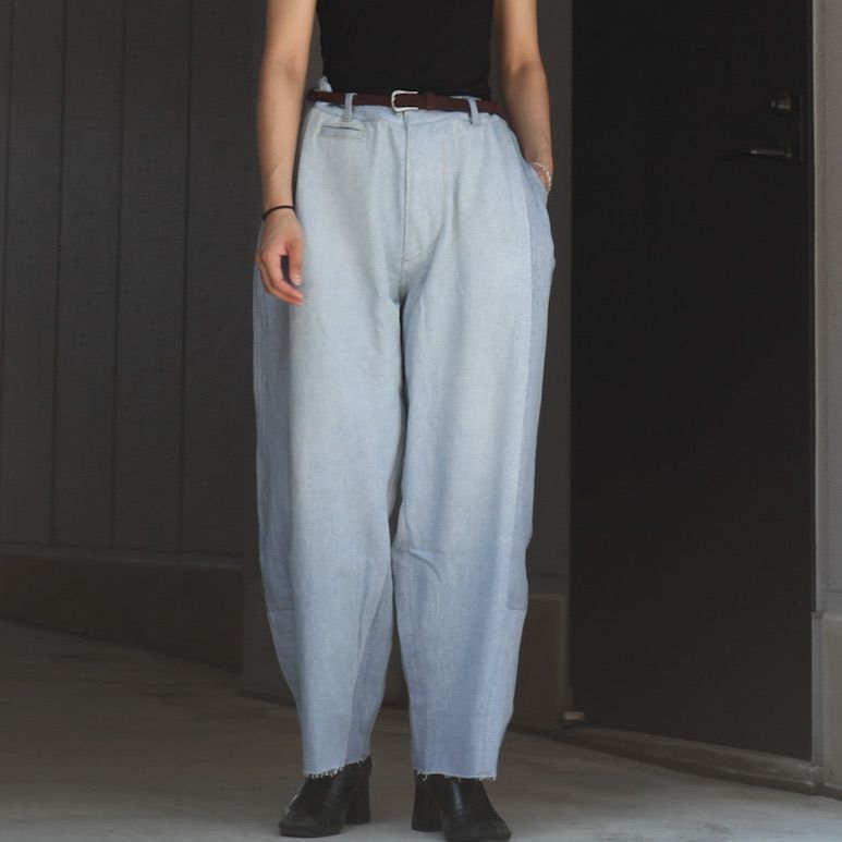 【残り一点】Reconstructed Super Baggy Slacks Denim_3(L)