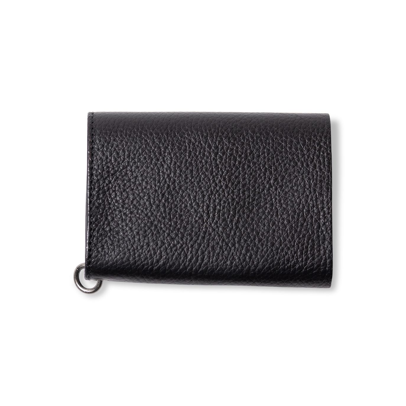 【残り一点】Round Studs Leather Flap Half Wallet