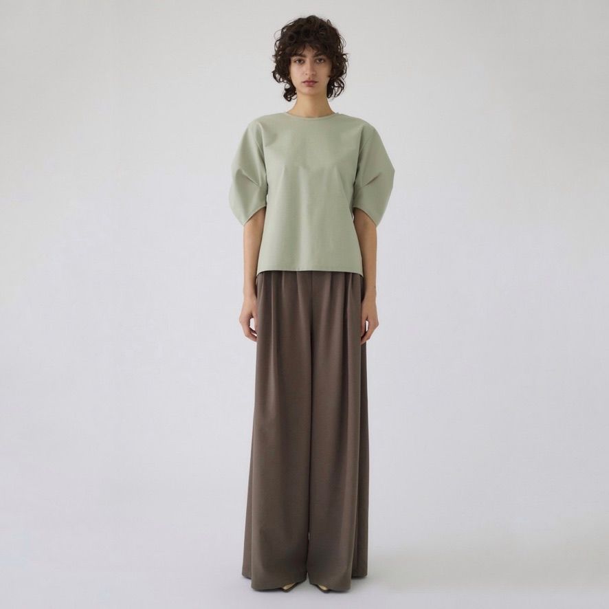 【残り一点】Tuck Sleeve Design Cut Tops