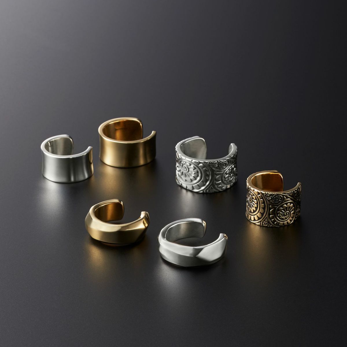 美品　ガルニイヤーカフL Crockery Ring Ear Cuff GOLD GARNI - 【残り一点】Crockery Ring Ear Cuff(GOLD) | ACRMTSM
