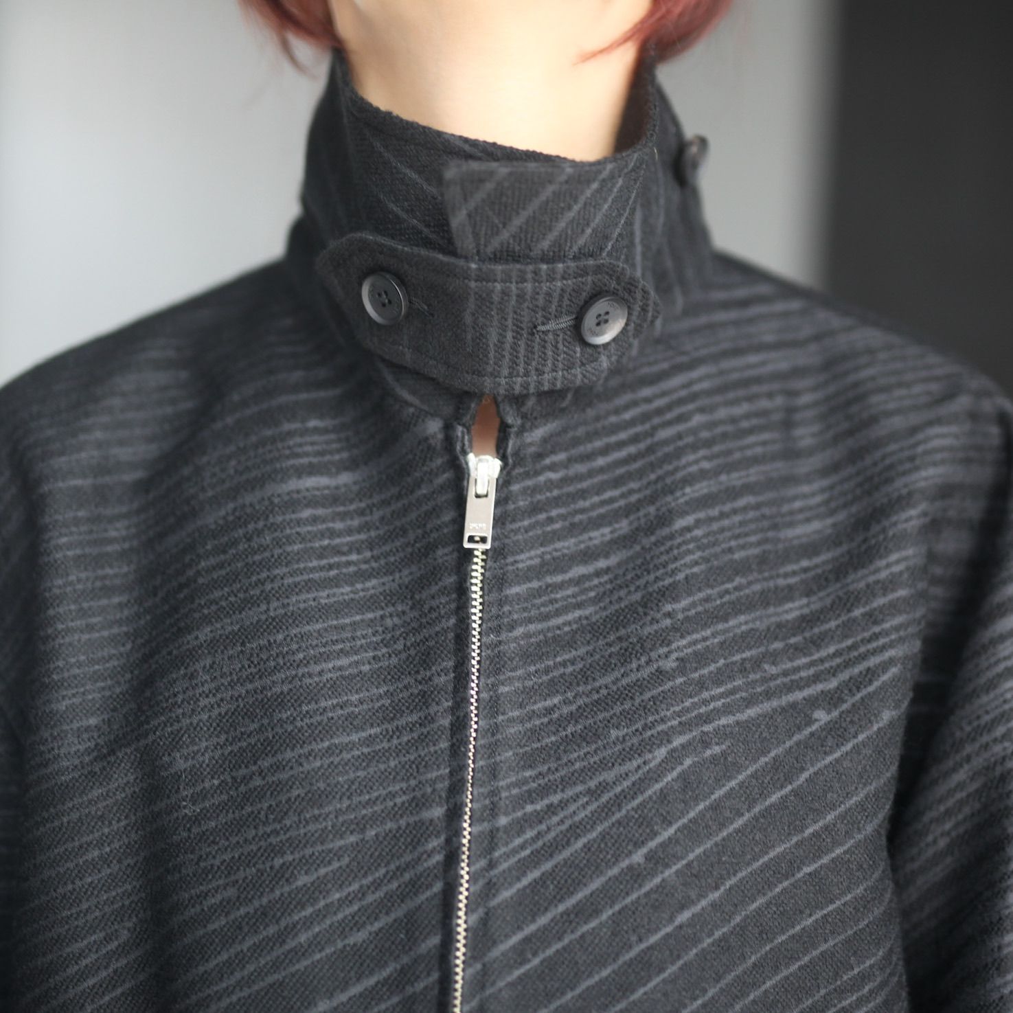 YOKE - 【残り一点】Jacquard Front Zip Blouson | ACRMTSM ONLINE STORE