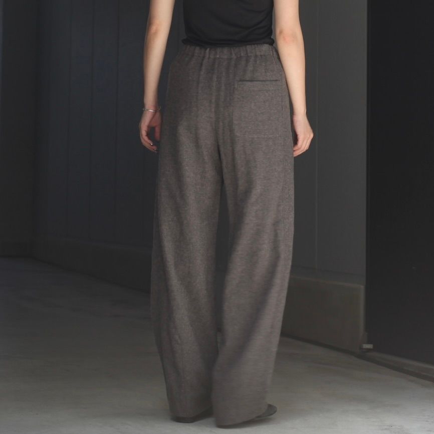 【残り一点】Wool/Cashmere Fleece Easy Twist Trousers