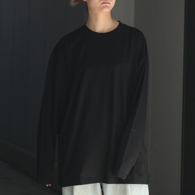 ATON - 【残り一点】Suvin60/2 Oversized Long-Sleeve T-shirt