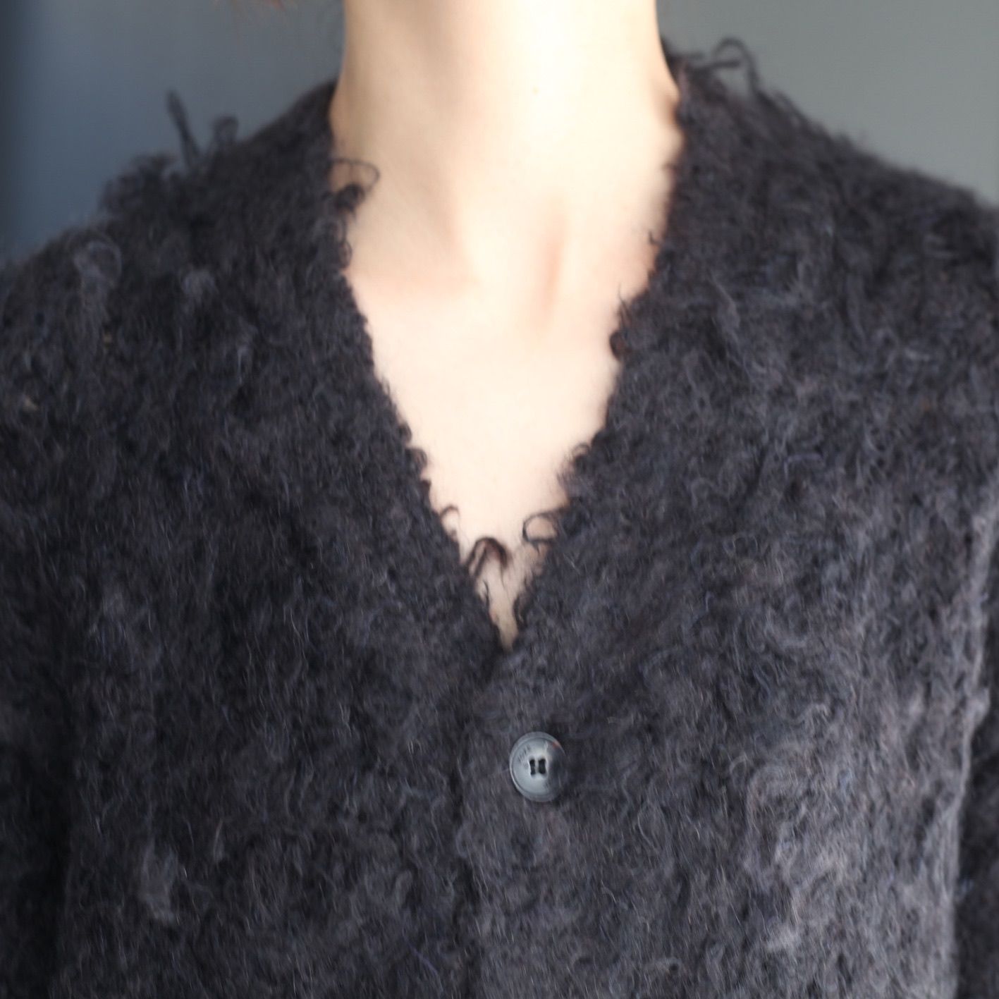 【残り一点】3Color Mix Mohair Cardigan
