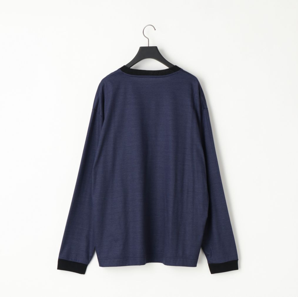 【残り一点】36G Wool Stripe L/S Tee