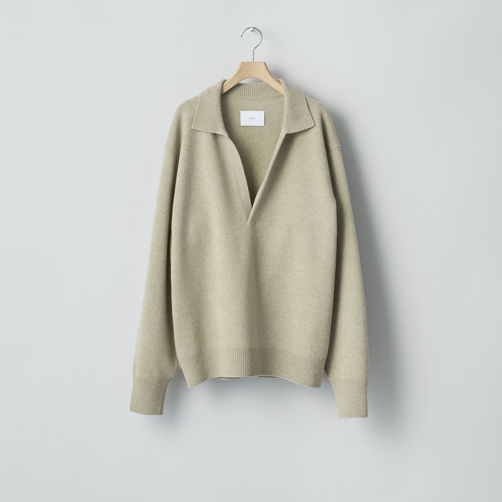 【残りわずか】Extra Fine Wool Knit Skipper LS