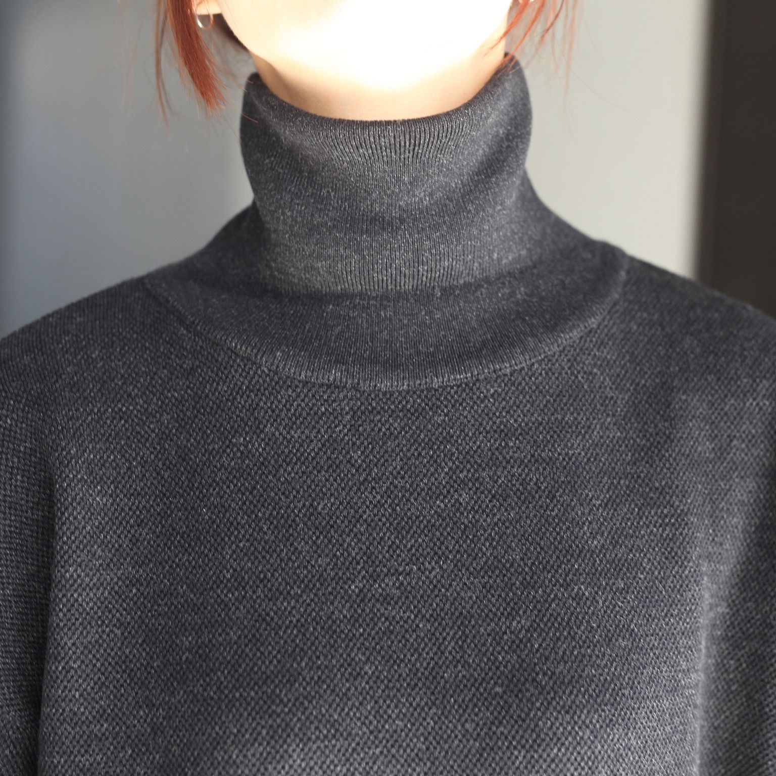 【残り一点】CO/WO Moss Stitch Turtle Neck