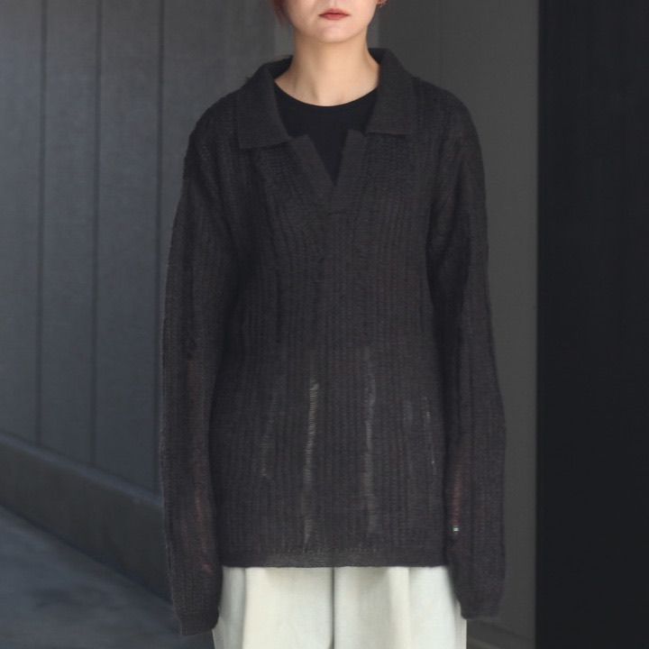 【残り一点】Silk Mohair Skipper Sweater