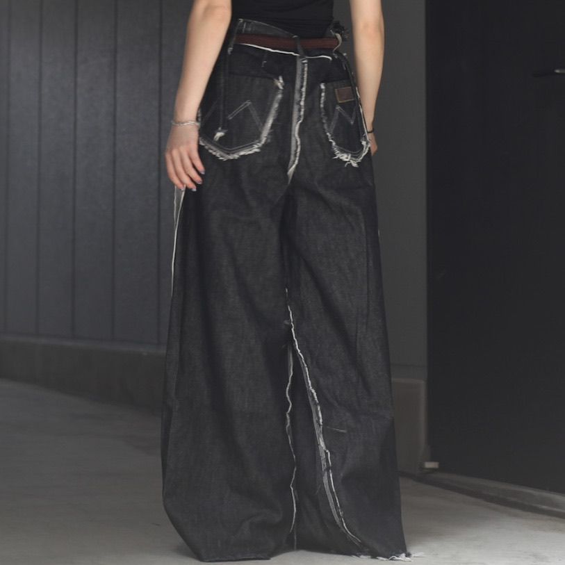 【残りわずか】Slash Seam Inside-Out Twisted Jeans(SELVEDGE DENIM FROM KOJIMA)