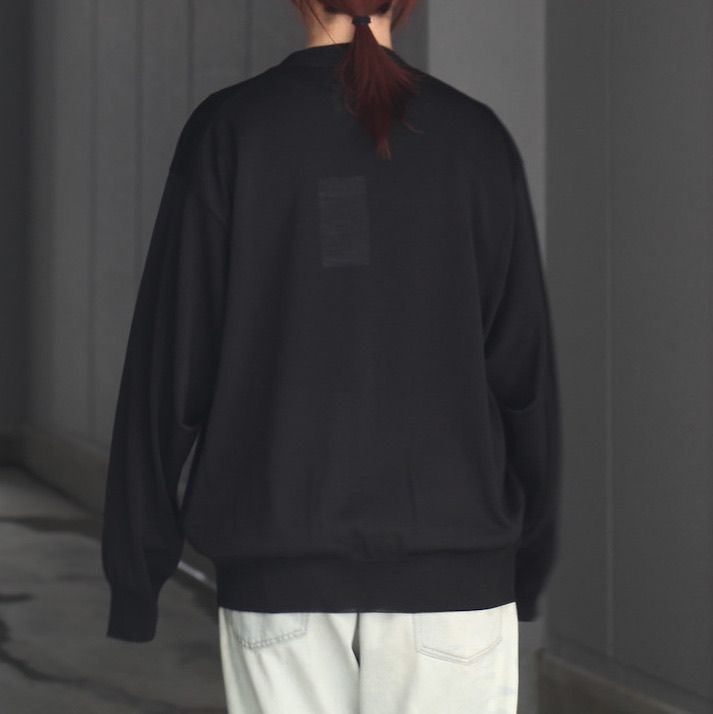 【残り一点】Wool Silk Knit Tucked Cardigan