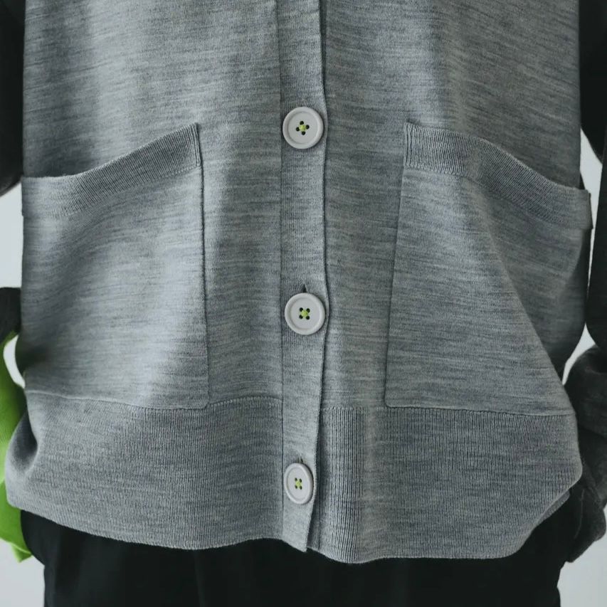 【残り一点】Bicolor Knit Cardigan