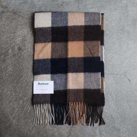 【残り一点】Lambswool Tattersall Scarf