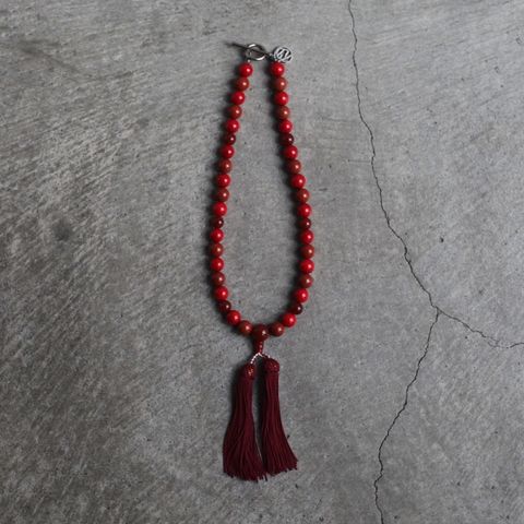 【お取り寄せ注文可能】Juzu Necklace Tassel(RED)