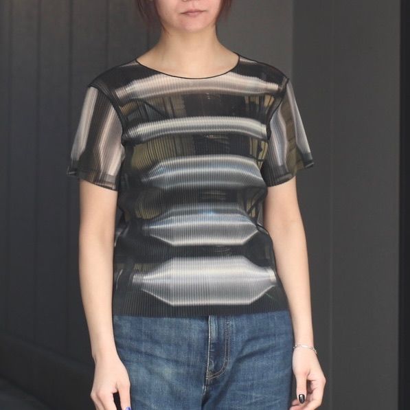【残り一点】Sheer Graphic Top