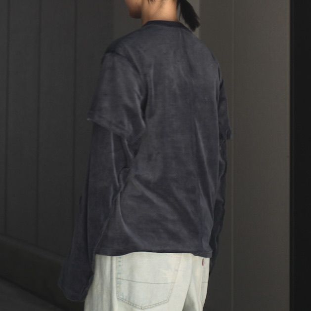 【残りわずか】Velour Double Layer Long Sleeve T-shirt
