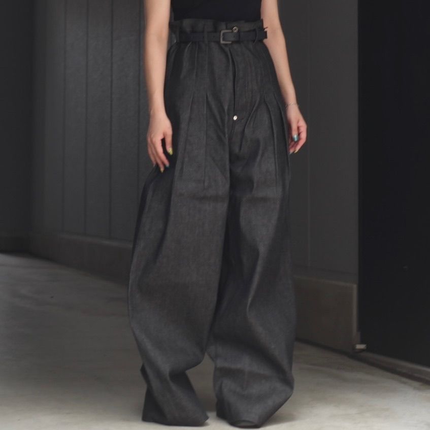 【残り一点】Hi Waist Baggy Denim Pants