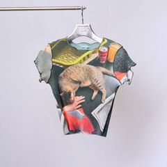 【残り一点】Graphic Cropped Top