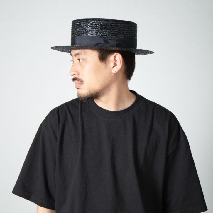 【残り一点】Straw Boater Hat