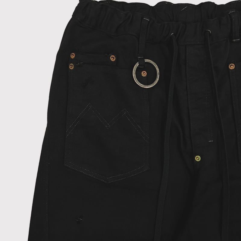 【残りわずか】Home Wide Jeans With Damaged(INLAY DENIM)