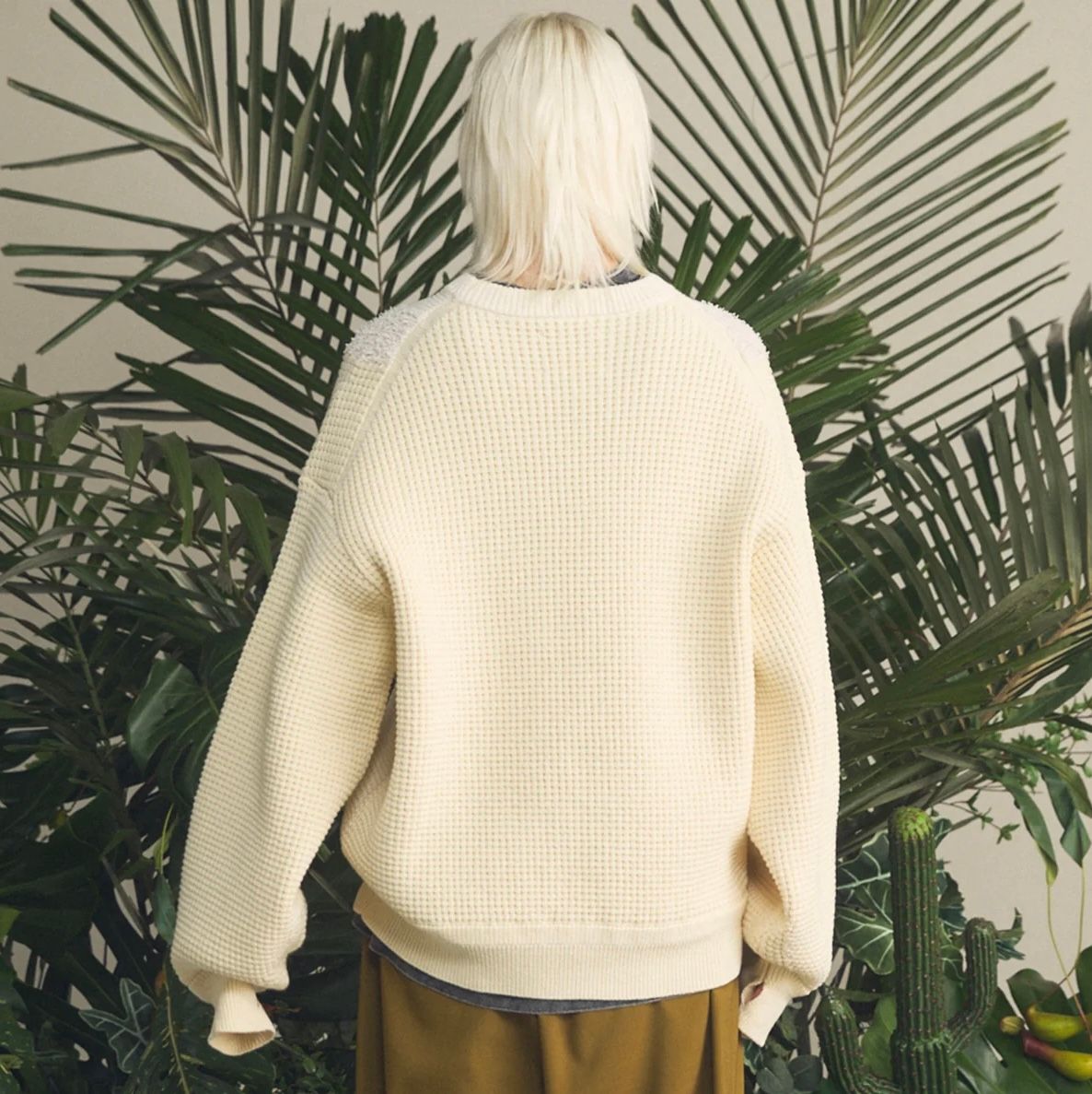【残り一点】Prime Over V Switching Knit Pull Over