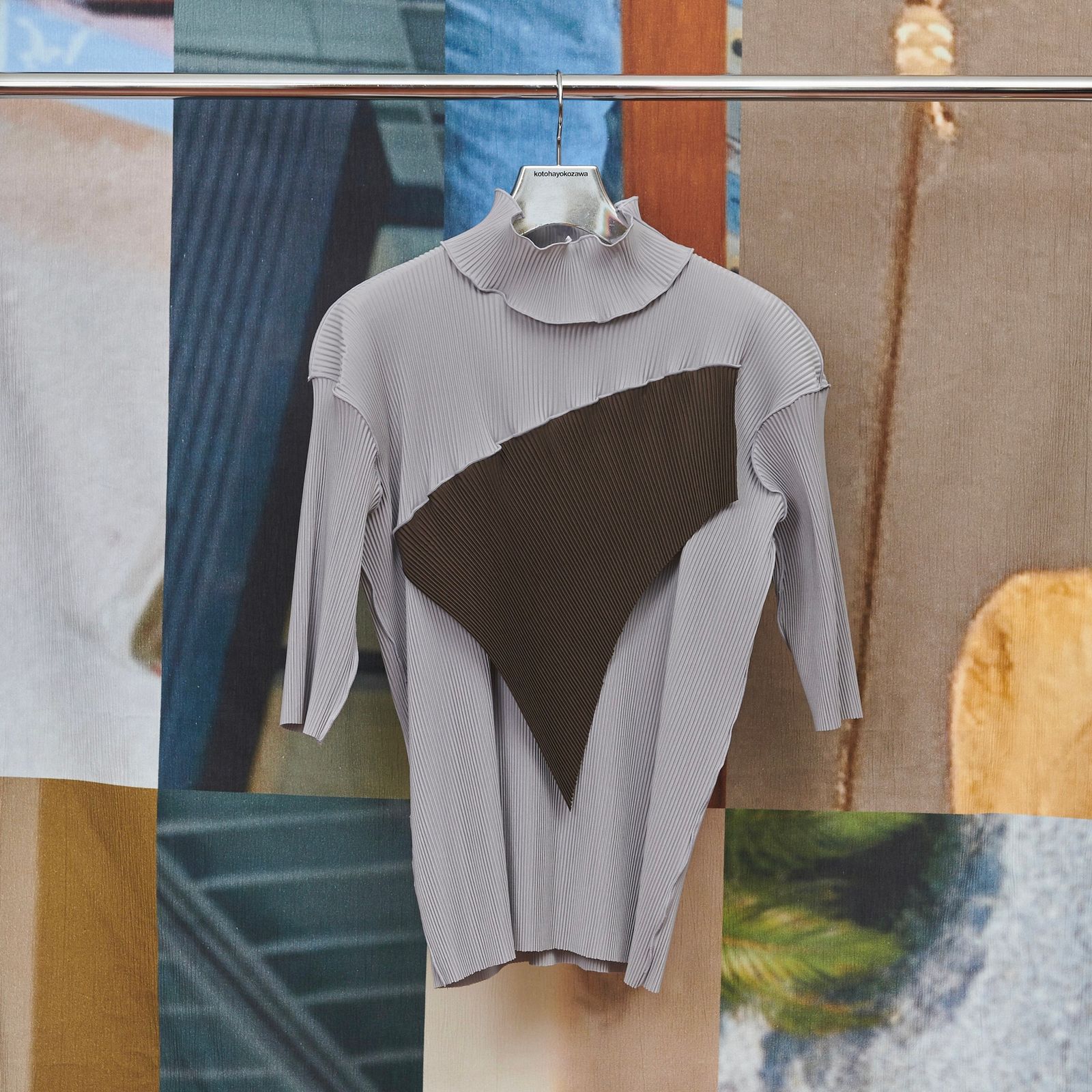【残り一点】Todo Wave Top Short Sleeve High Neck