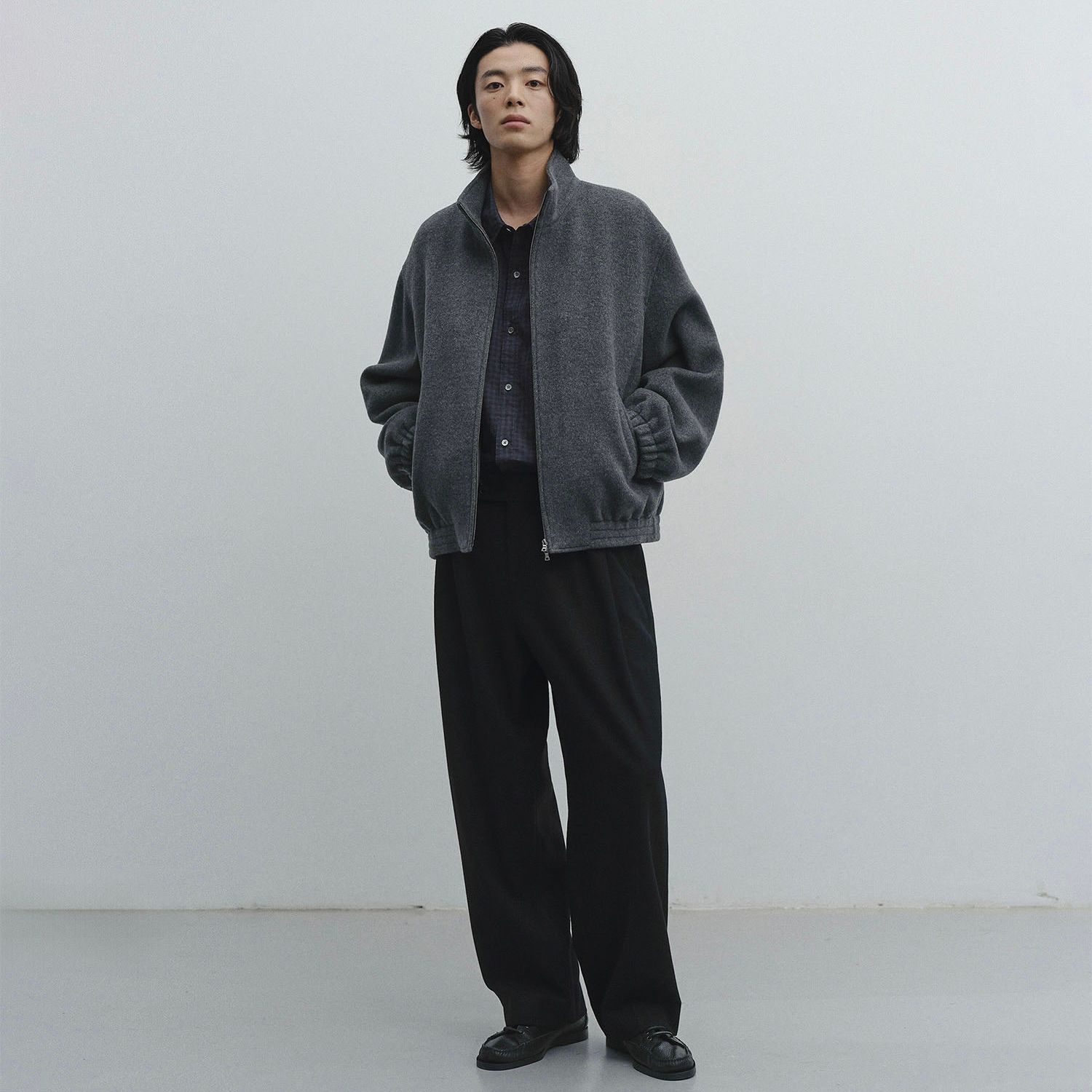 【残り一点】Library Wool Track Blouson
