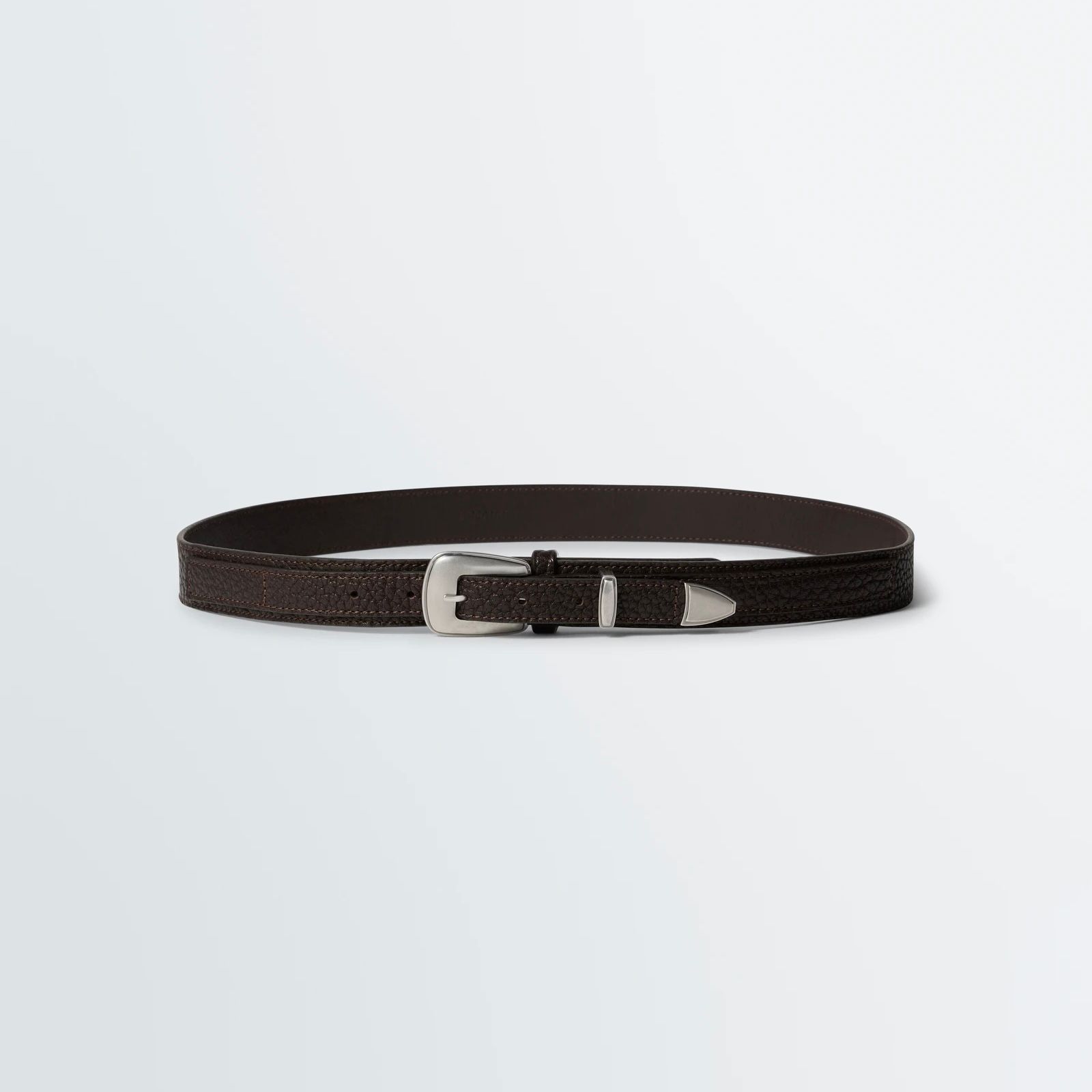 【残り一点】Minimal Western Belt(GRAINED COW LEATHER)