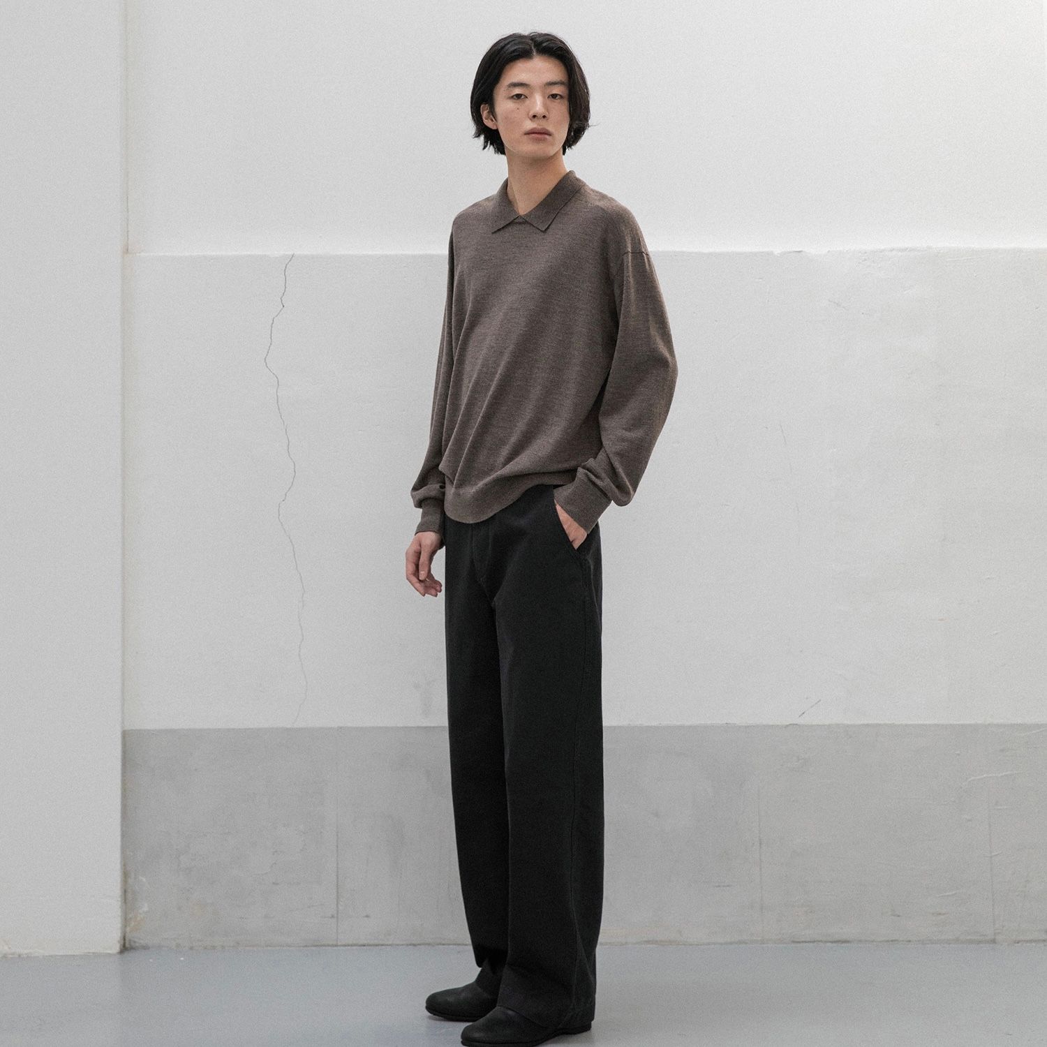 【残り一点】Soutien Collar Knit Pullover