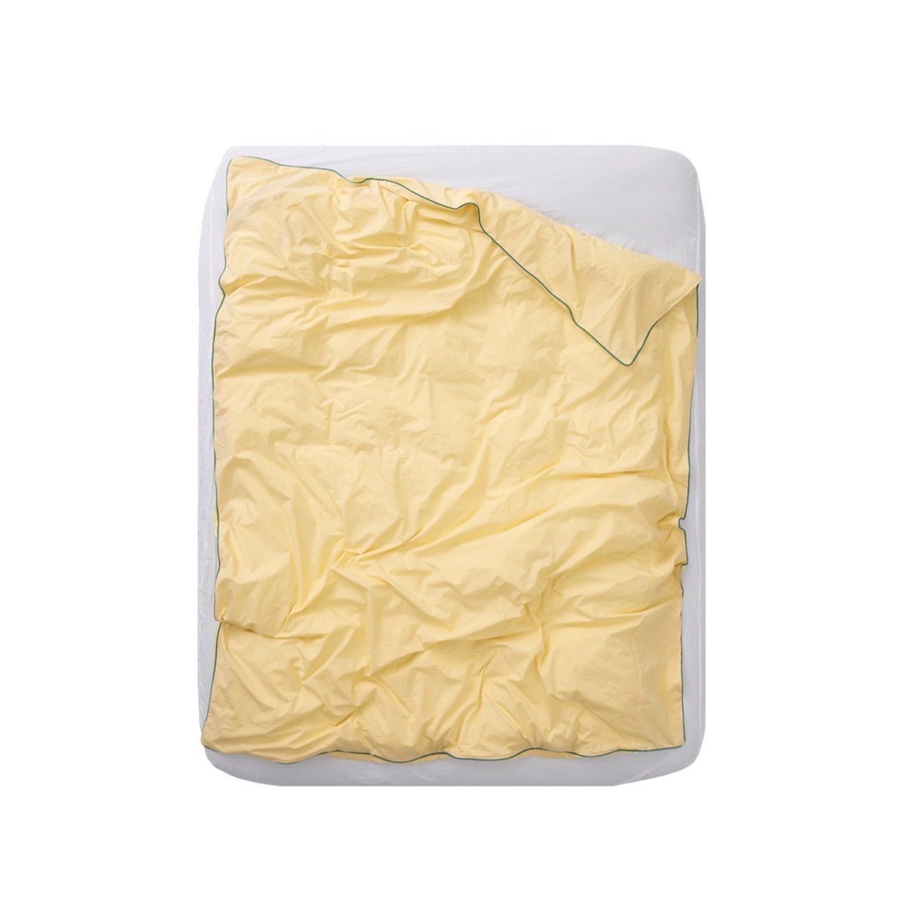 【残り一点】Frame Pillow Cover(YELLOW×GREEN)
