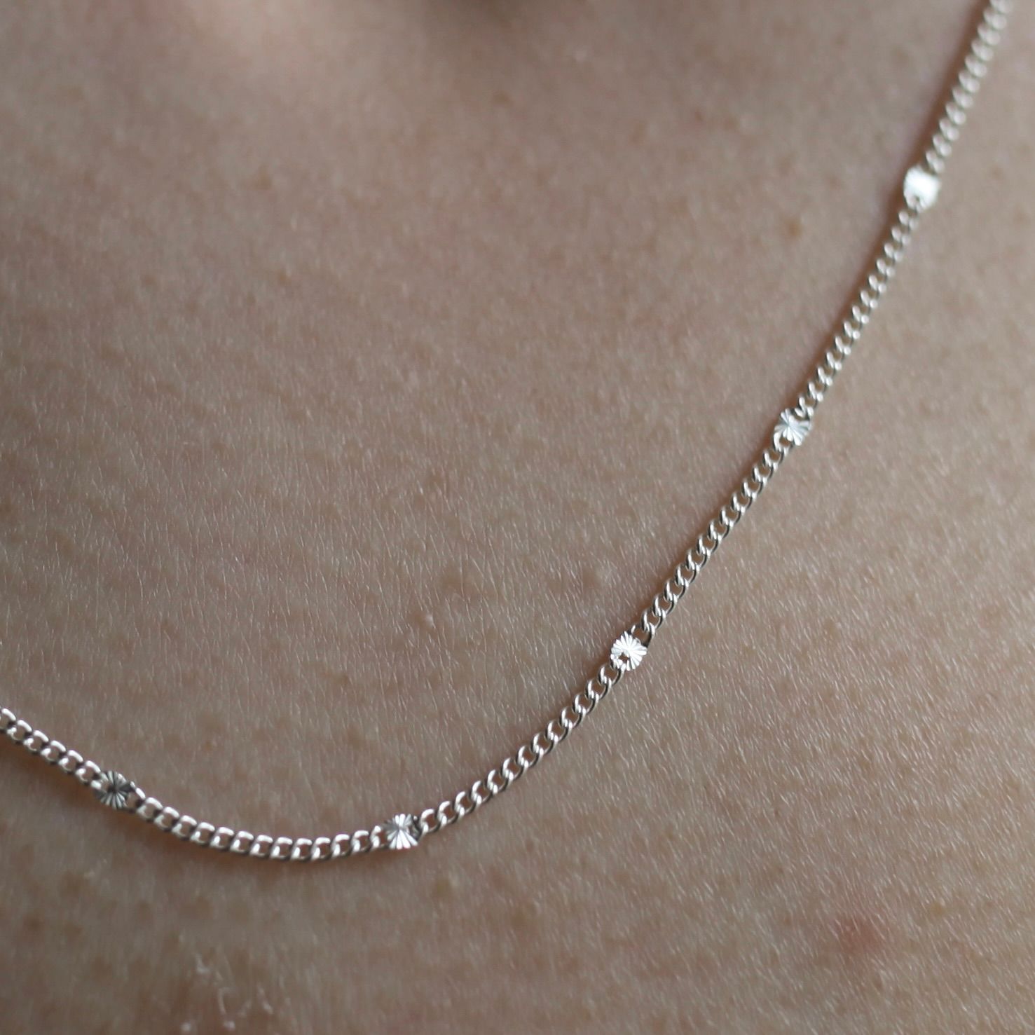 【残り一点】Flat Burst Chain Necklace