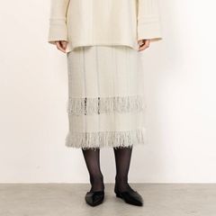 【残り一点】Inlay Stich Knit Skirt