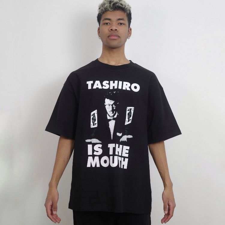 THE NEW ORDER NISHIMOTO IS THE MOUTH CREW NECK BLACK 21SP-I
