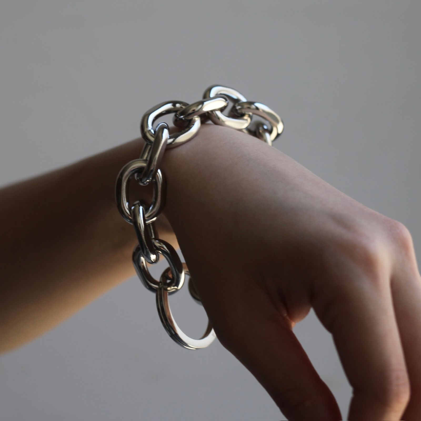 【残りわずか】Cut Oval Bracelet(SILVER)