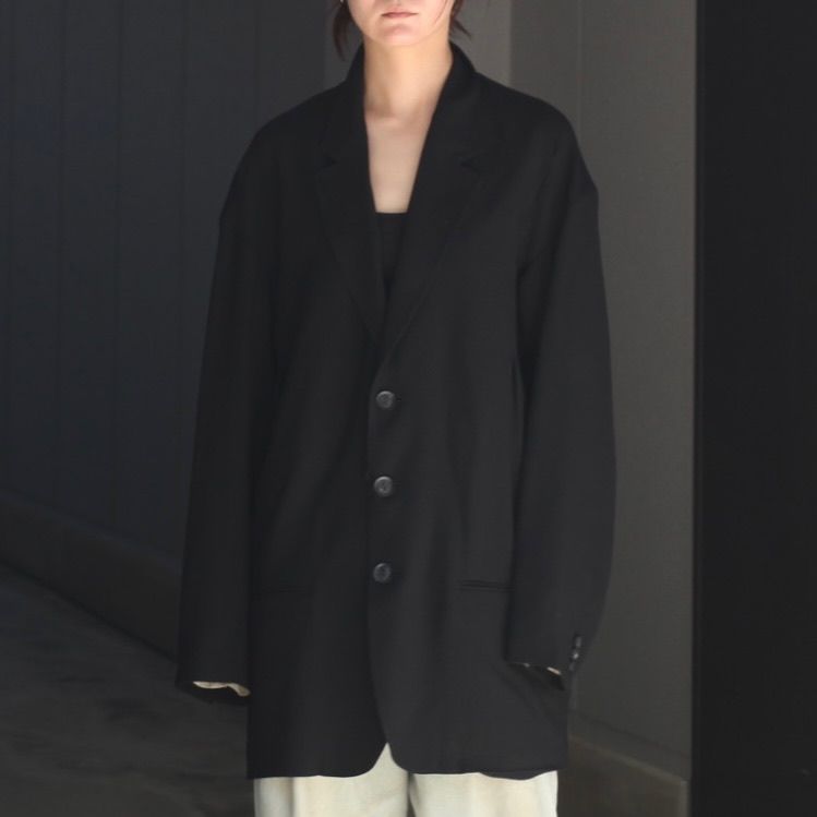 【残り一点】Draped Dart Wool Serge Blazer