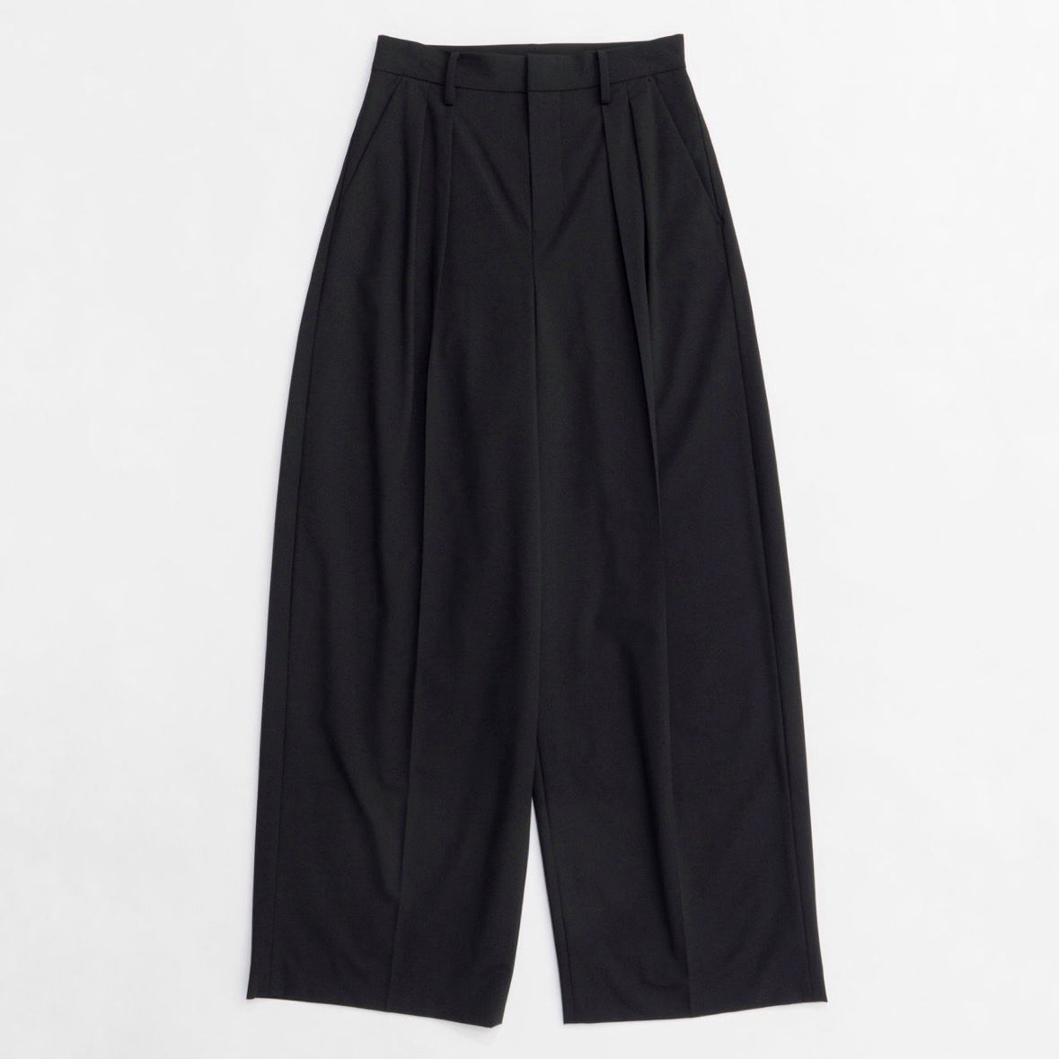 【残り一点】Two Tuck Curve Wide Tapered Pants