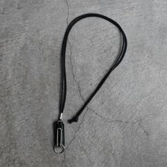 【残り一点】Spring Clip Neck Holder(CLIX_CROCO GRAIN)