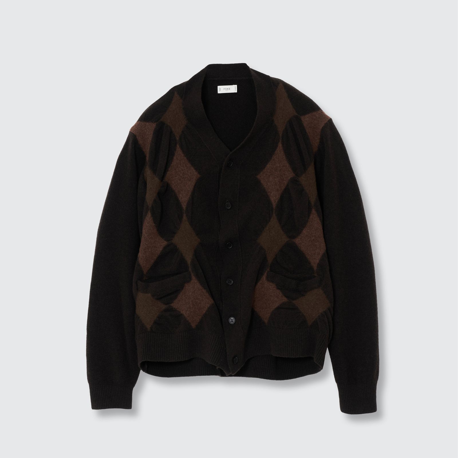 【残り一点】Boiled Wool Argyle Sweater
