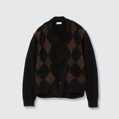 【残り一点】Boiled Wool Argyle Sweater