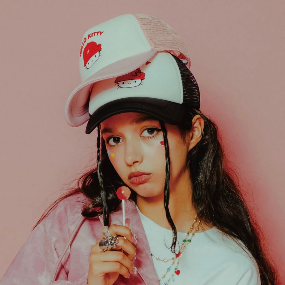 【残り一点】Hello Kitty Trucker Mesh Cap