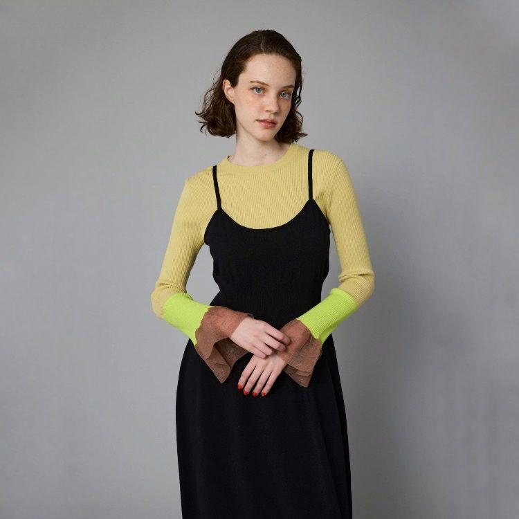 【残りわずか】Waist Shape Knit Dress