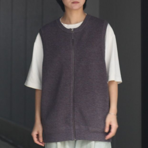 crepuscule - 【残りわずか】Moss Stitch Zip Vest | ACRMTSM ONLINE STORE