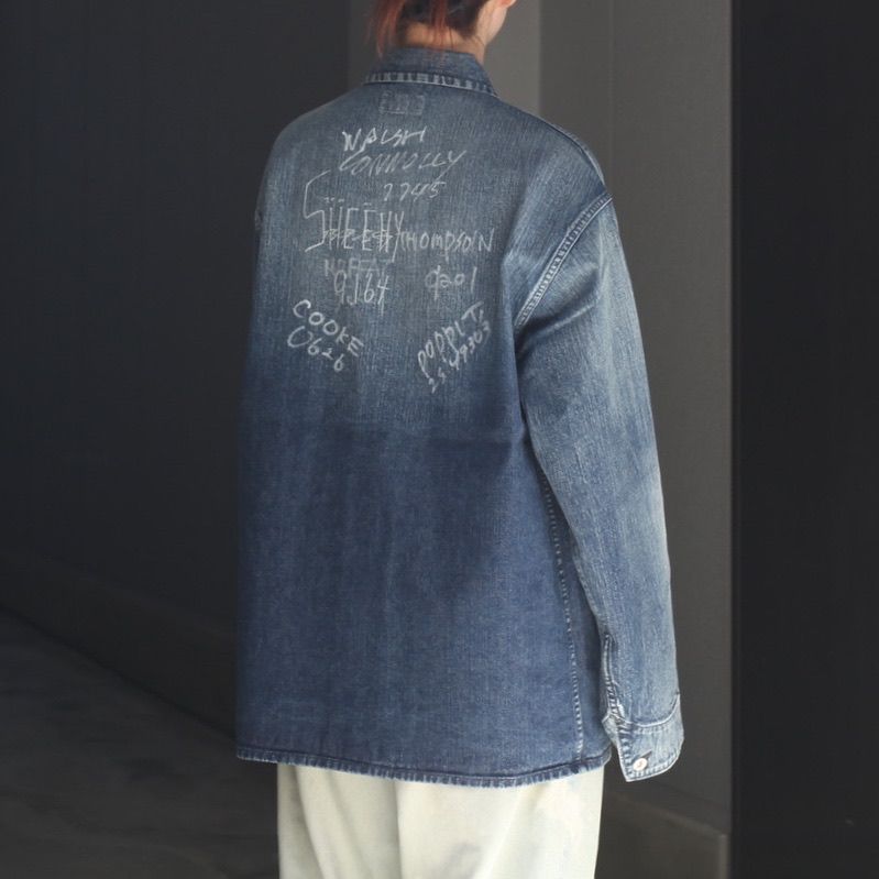 【残り一点】Navy Denim Chore Jacket