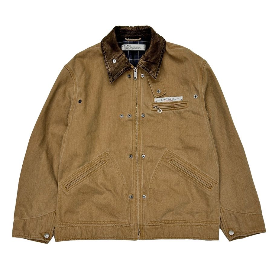 【残り一点】"Dairiku Work Wear" Vintage Wash Jacket