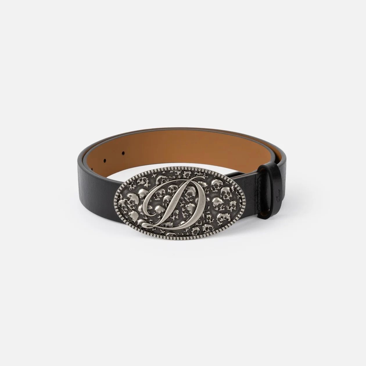 【残りわずか】Skull Leather Belt