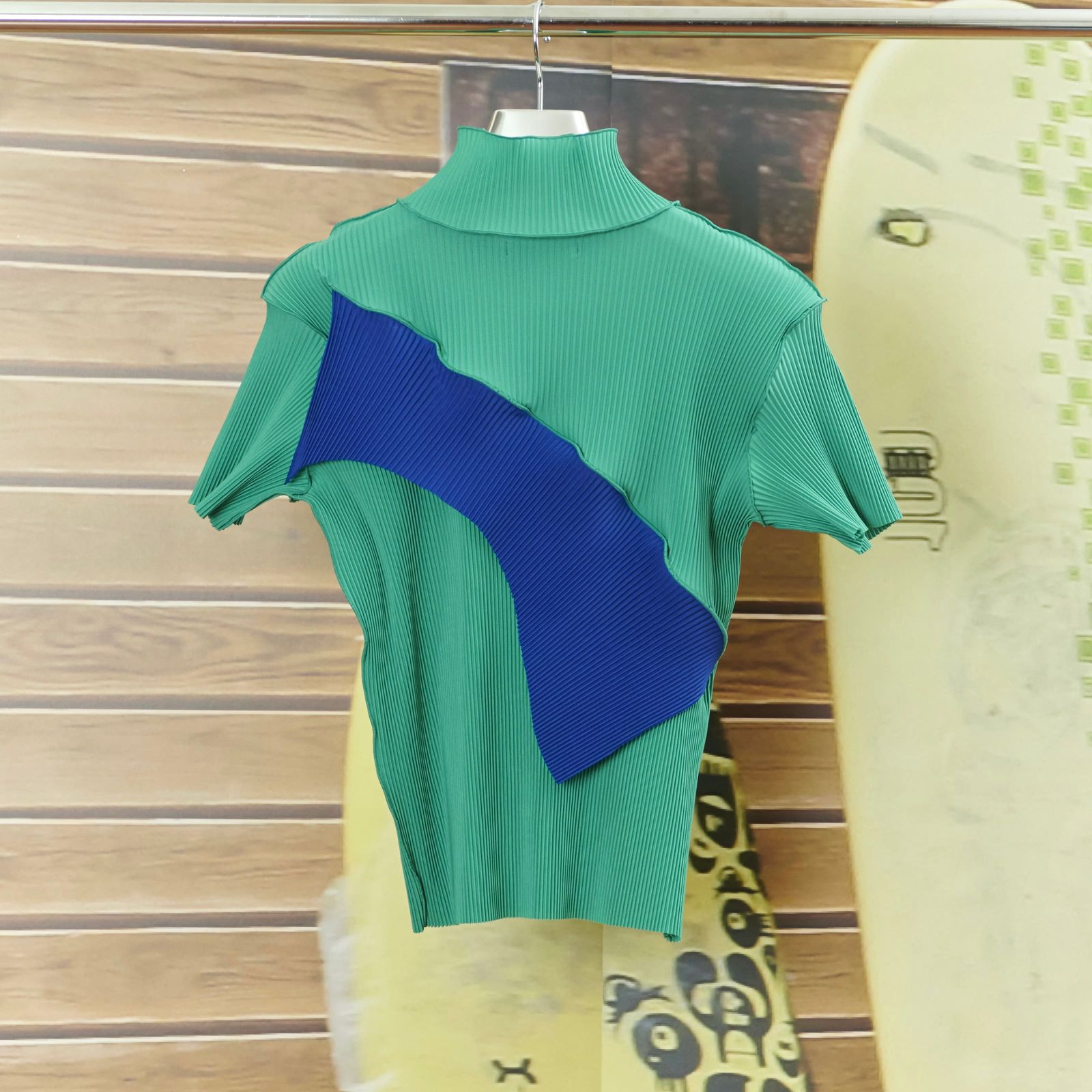 【残り一点】Todo Wave Top Short Sleeve Highneck