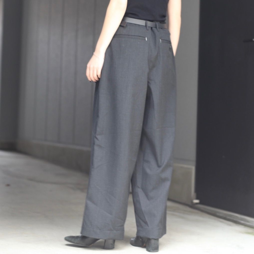 【残り一点】ウォッシャブルツイルスラックス