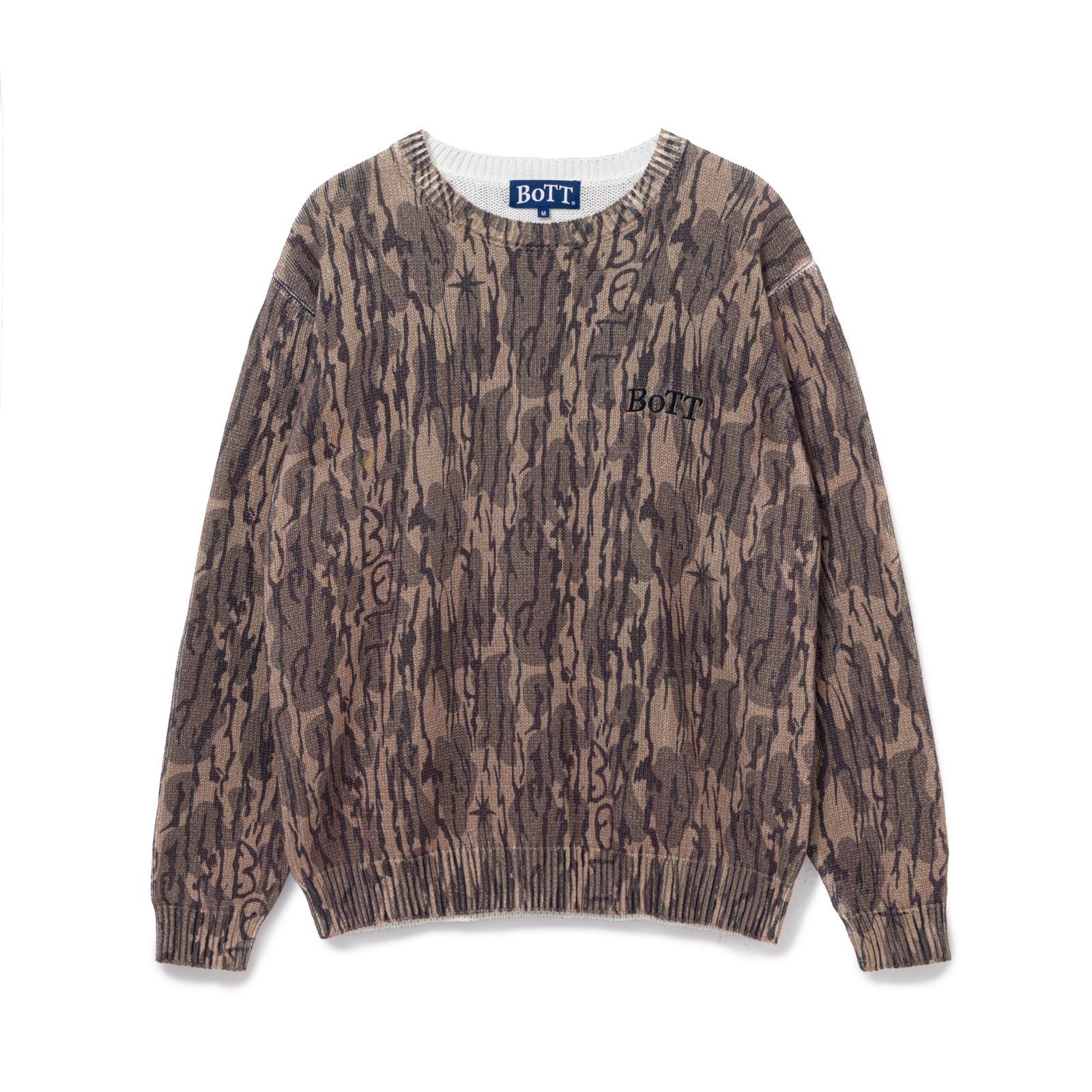 【残り一点】Camo Printed Knit