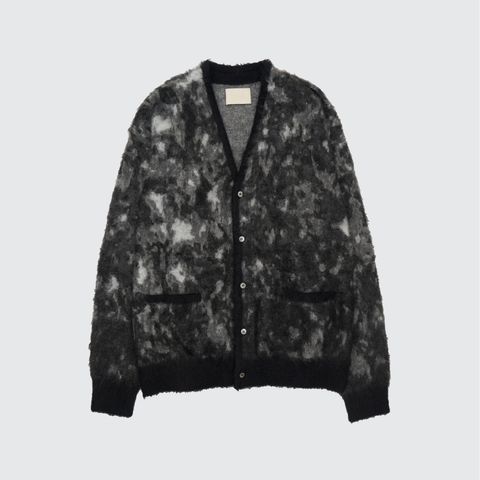 【残り一点】Kid Mohair Jacquard Cardigan