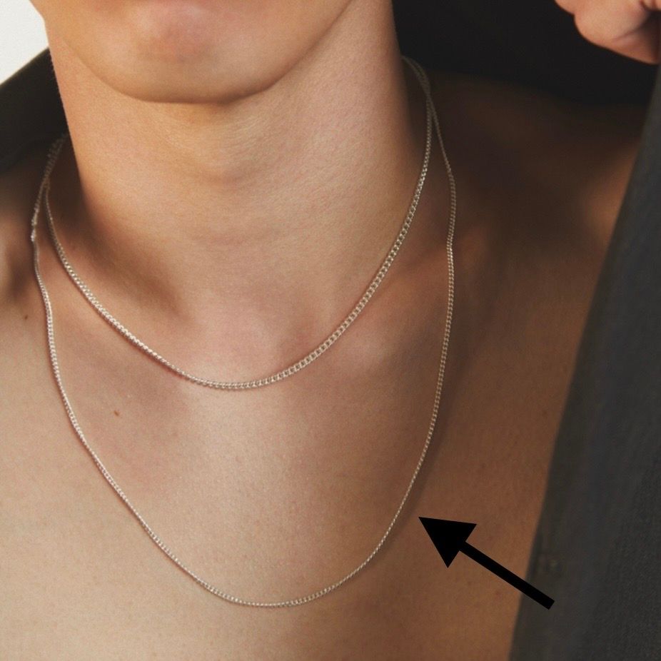【お取り寄せ注文可能】Unisex Curb Chain Necklace 60