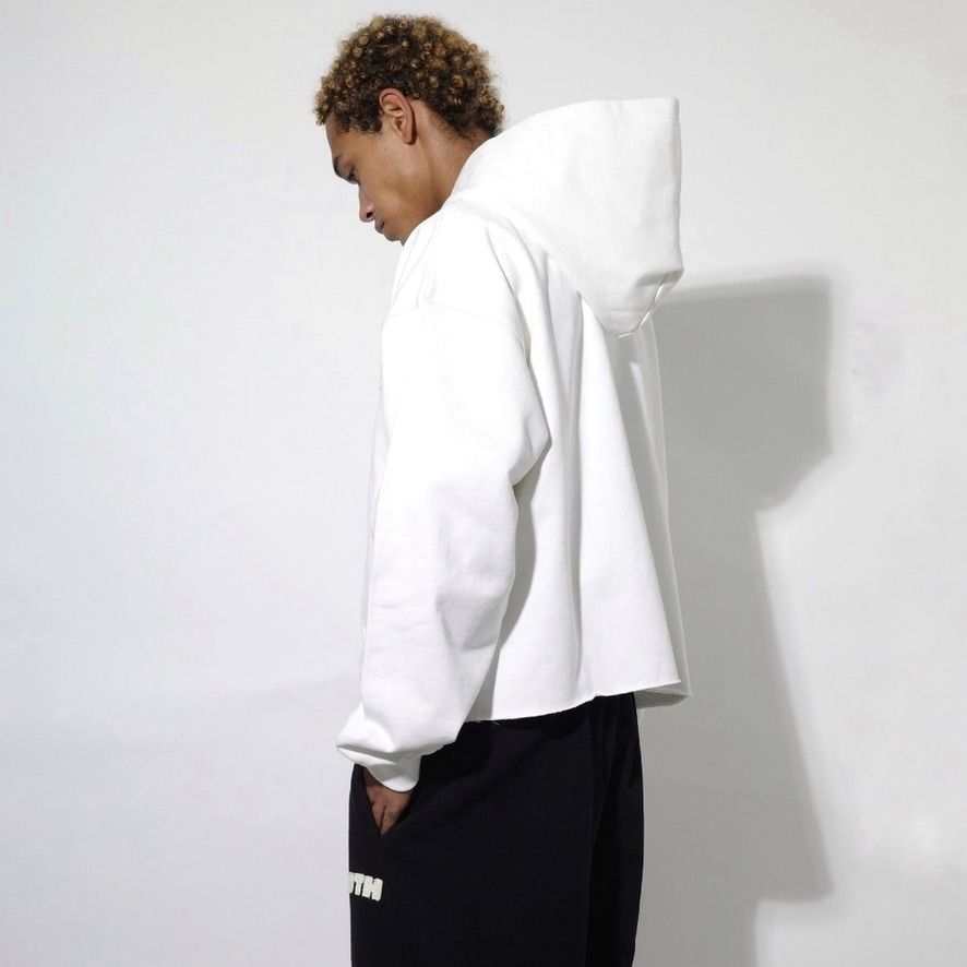 【残り一点】Cut Off Wide Zip Sweat Hoodie